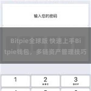 Bitpie全球版 快速上手Bitpie钱包，多链资产管理技巧