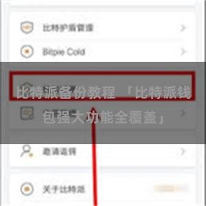 比特派备份教程 「比特派钱包强大功能全覆盖」