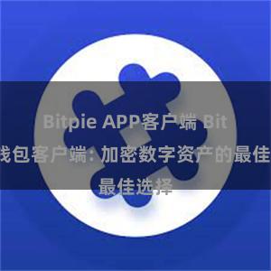 Bitpie APP客户端 Bitpie钱包客户端: 加密数字资产的最佳选择