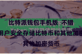 比特派钱包手机版  不错匡助用户安全存储比特币和其他加密货币